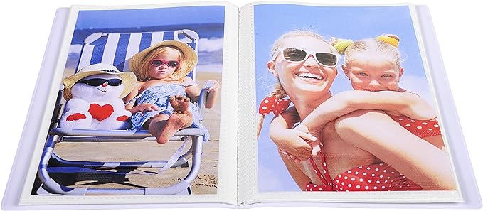 Album photos mini à pochettes souples 24 photos 10X15 cm - 24 pages Exacompta