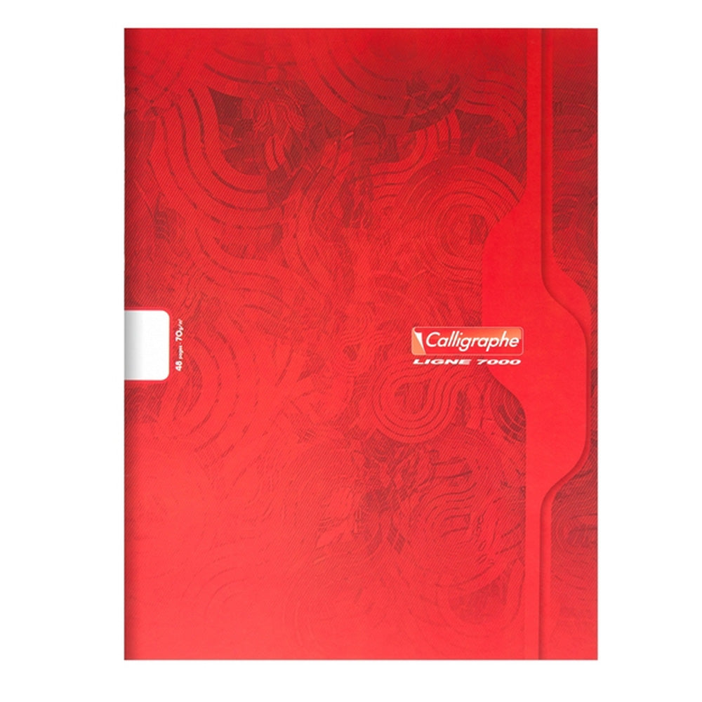 Cahier CALLIGRAPHE sans spirales 24x32 96p 48p Grands Carreaux Séyès 70g