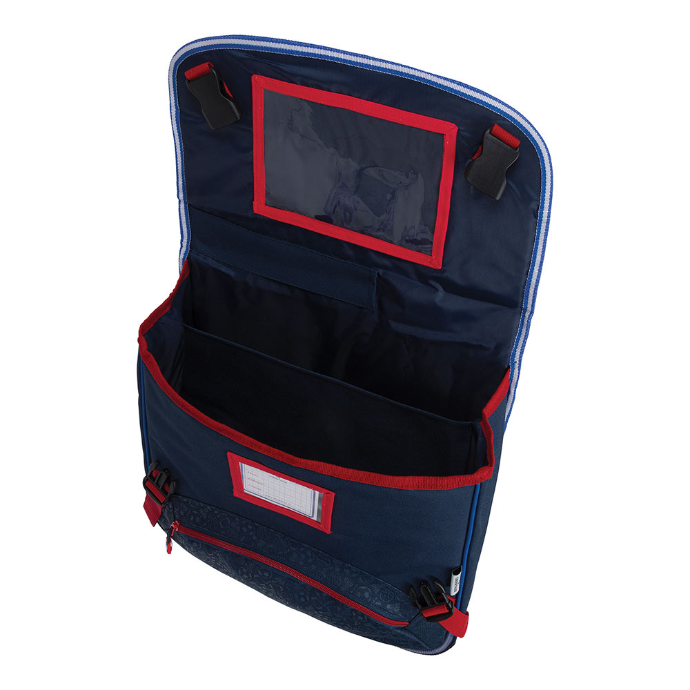 Cartable OBERTHUR Sport 38cm 2 compartiments bleu