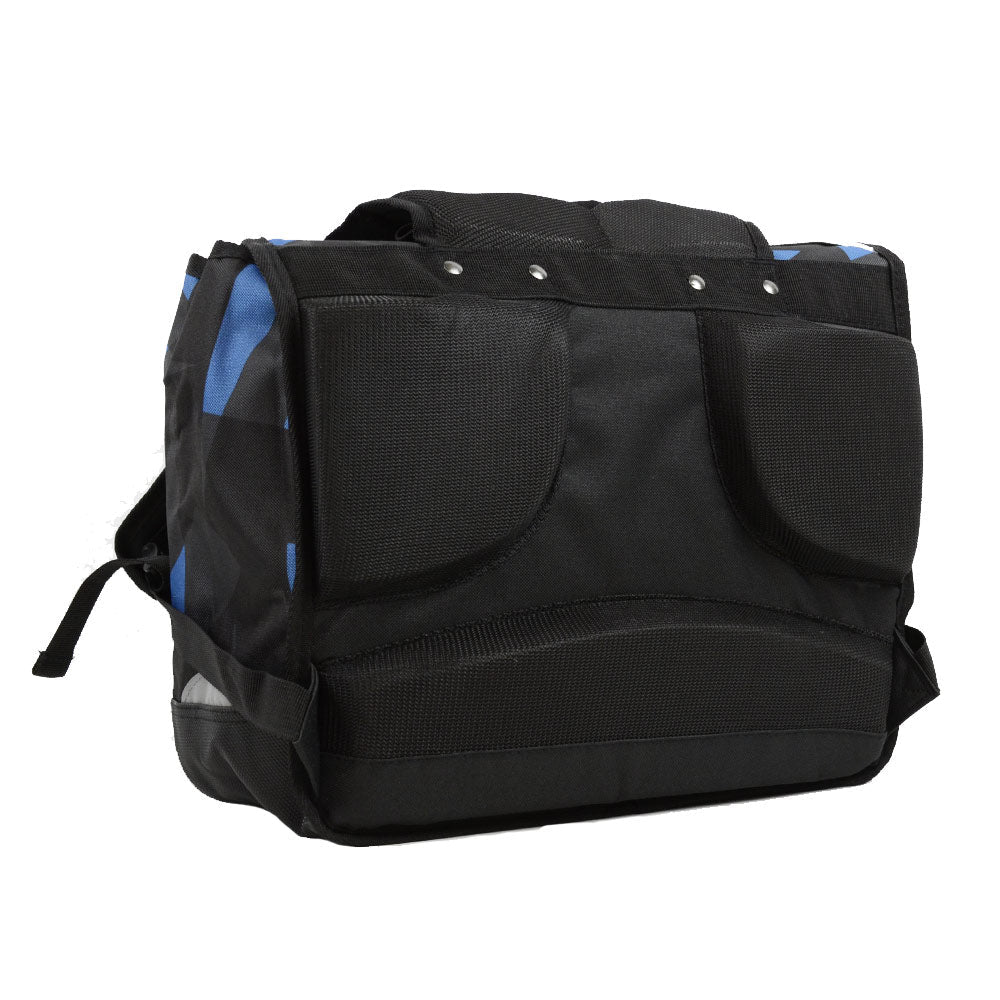 Cartable BESOMEONE 38cm 2 compartiments noir et bleu