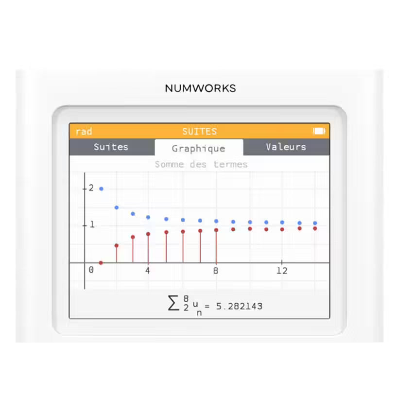 Calculatrice graphique NumWorks - Edition Python - blanche