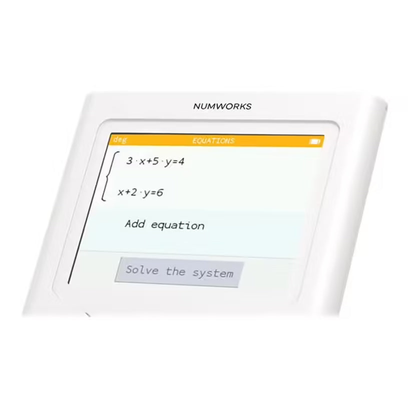 Calculatrice graphique NumWorks - Edition Python - blanche