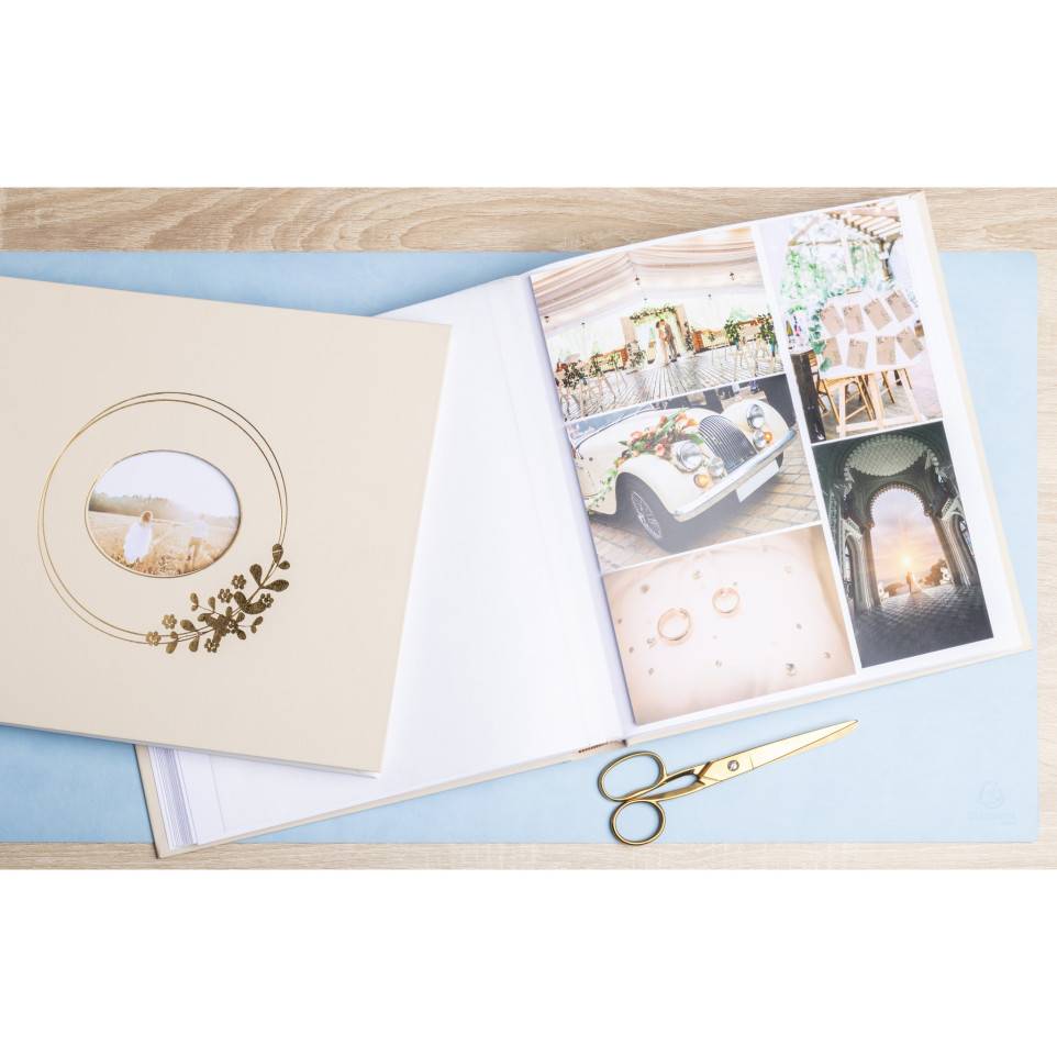 Album livre 60pbl 29x3-2cm Ringflower latté/ Pc.