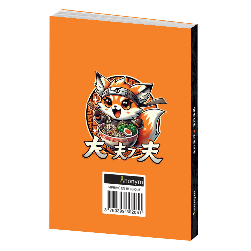 Agenda scolaire Fox Ramen ANONYM 2025-2026