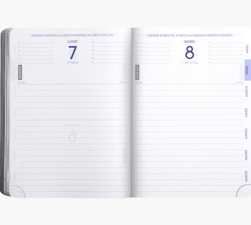 AGENDA FORUM KRAFT BRANCHES 12 X 17 CM JOURNALIER AOÛT 2024 À JUILLET 2025 - VISUEL