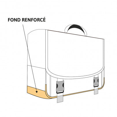 Cartable BELLA SARA Romantic 38cm 2 compartiments