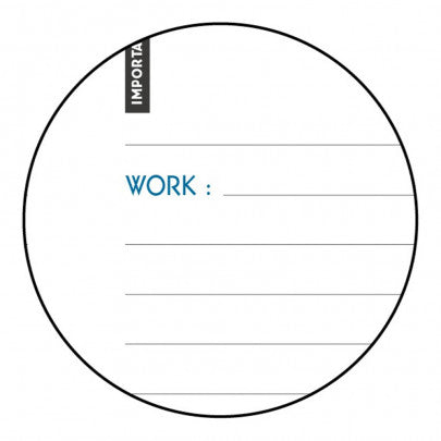 Agenda à spirale 1 jour/page EXACOMPTA Work & After Aquarel 10x15cm 2025-2026 rose