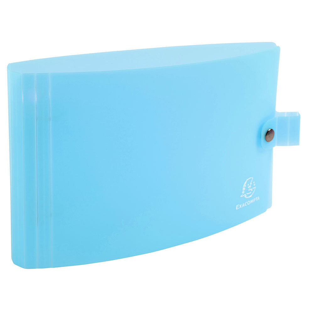 Classeur à fiches bristol A5 EXACOMPTA Chromaline Pastel 2 anneaux polypro
