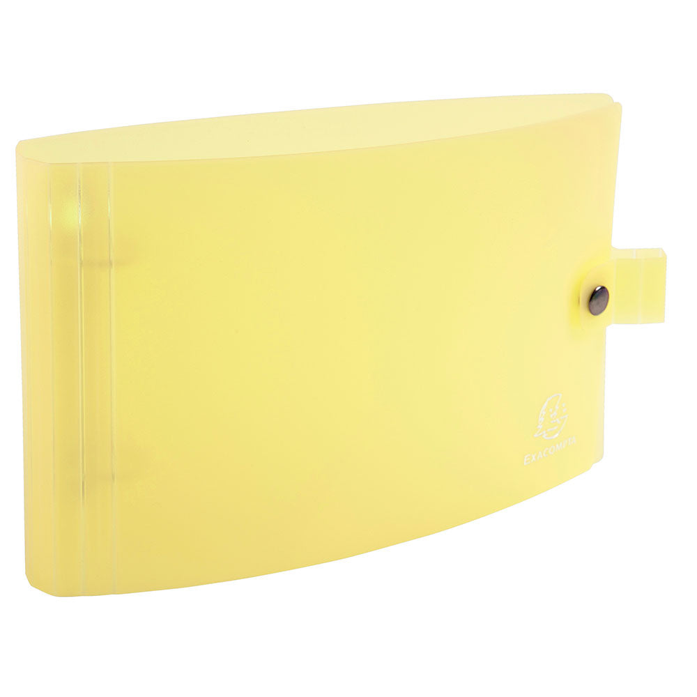 Classeur à fiches bristol A5 EXACOMPTA Chromaline Pastel 2 anneaux polypro