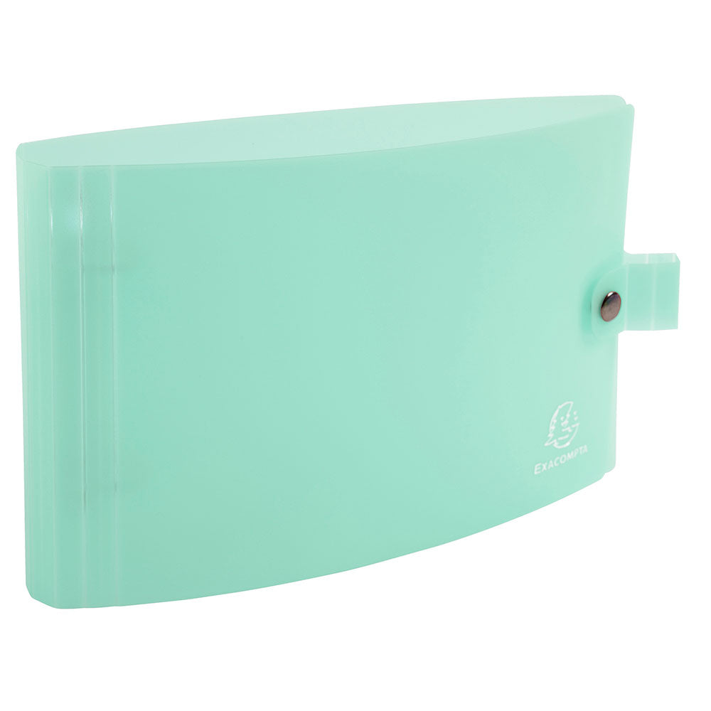 Classeur à fiches bristol A5 EXACOMPTA Chromaline Pastel 2 anneaux polypro