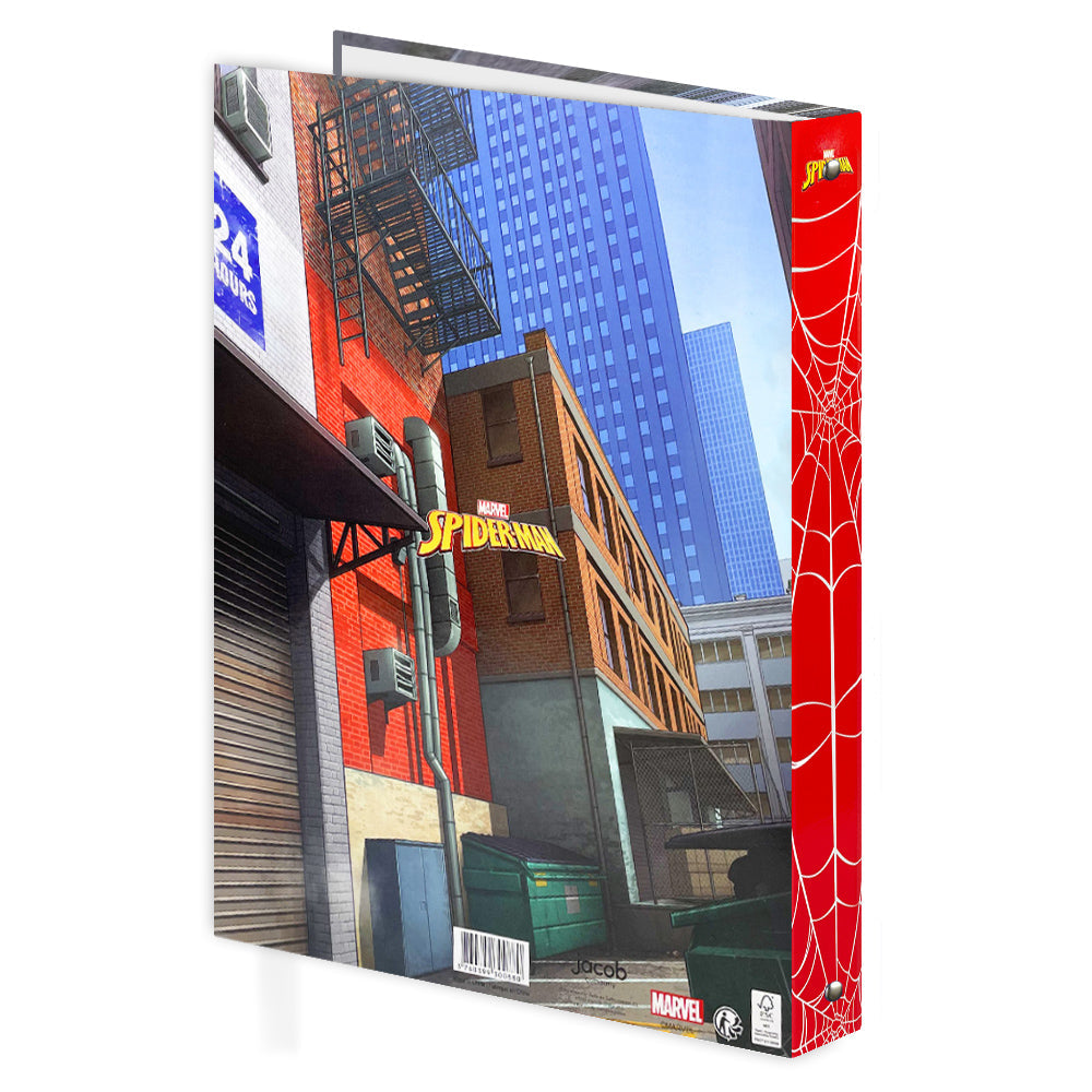 Classeur scolaire A4 SPIDERMAN 4 anneaux