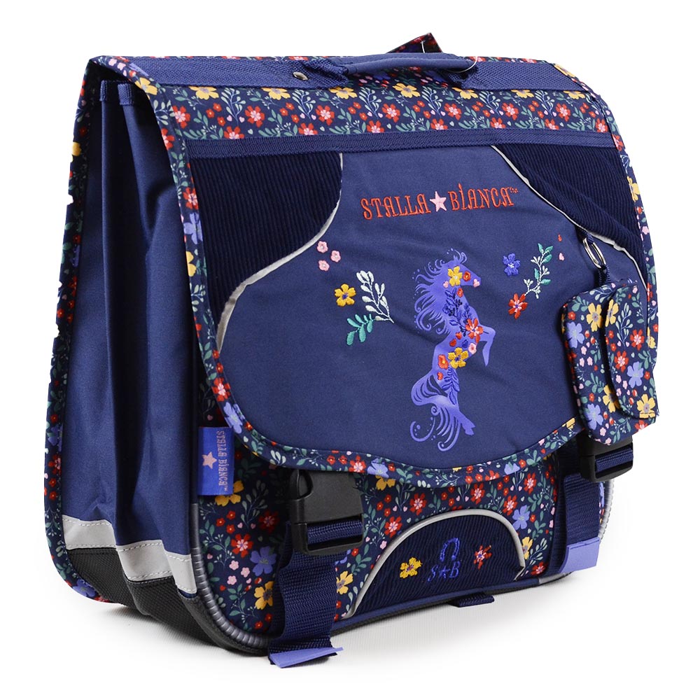 Cartable STALLA BIANCA Polka 38cm 2 compartiments