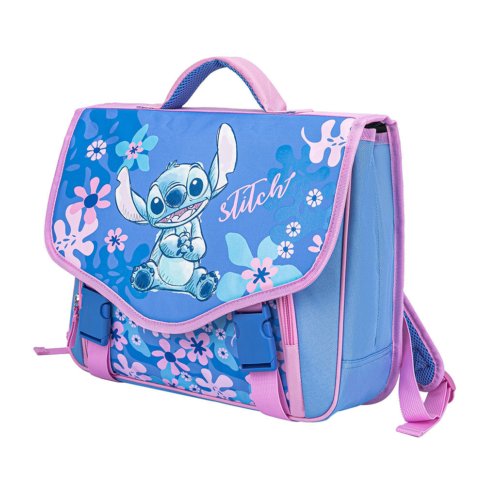 Cartable LILO ET STITCH 38cm Floral Vibes 2 compartiments
