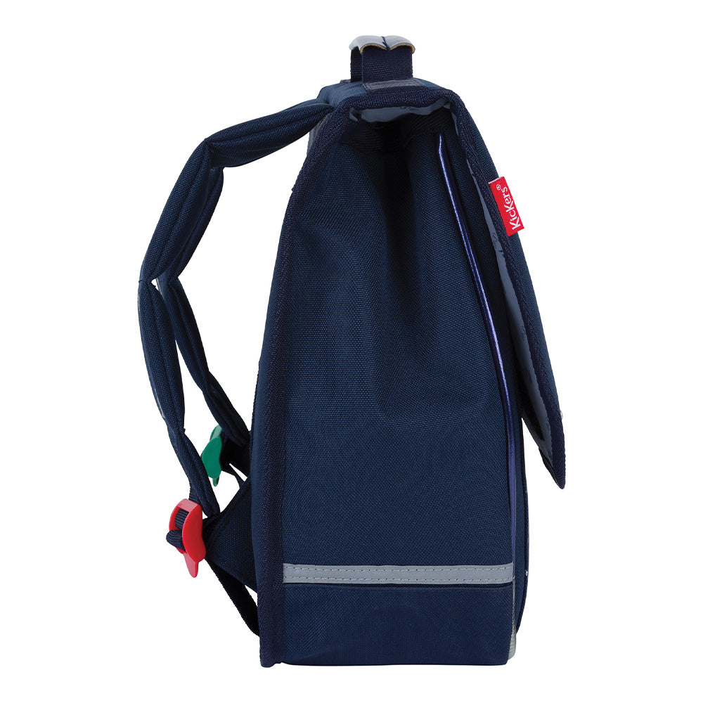 Cartable KICKERS Blue Flower 35cm 1 compartiment