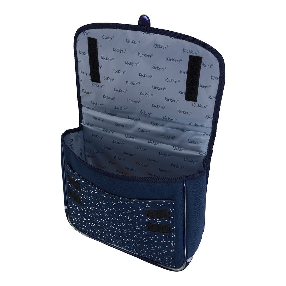 Cartable KICKERS Blue Flower 35cm 1 compartiment