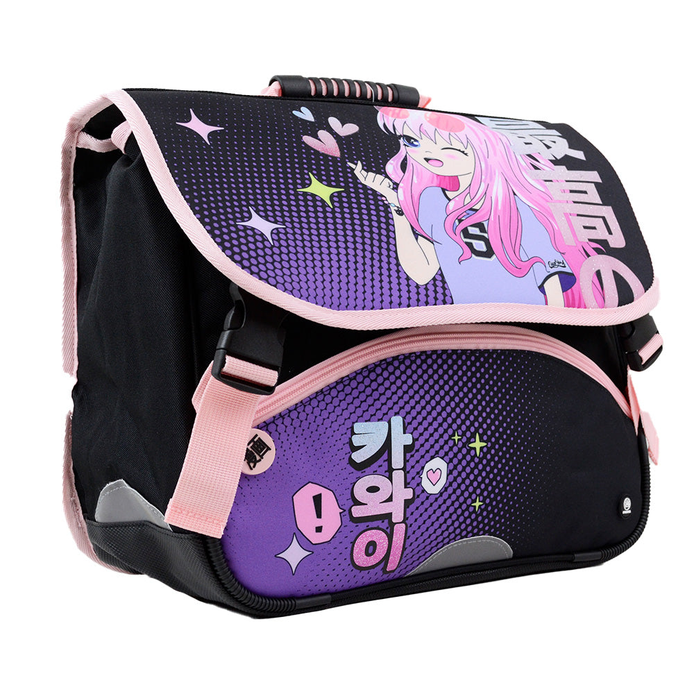 Cartable OBERTHUR Manga Girl 38cm 2 compartiments