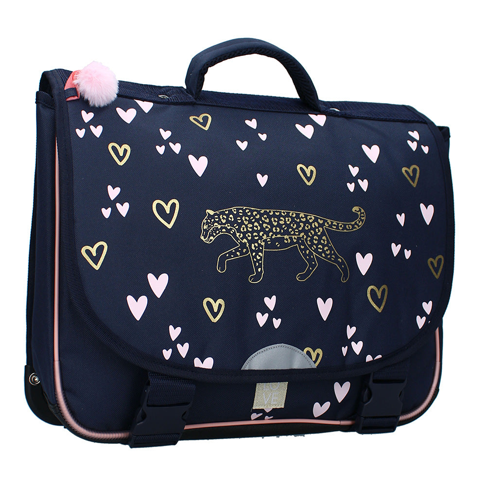 Cartable MILKY KISS Heart Of Gold 38cm 1 compartiment tigre