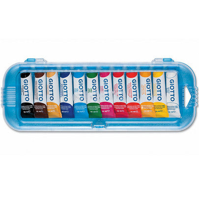 12 tubes de gouache 10ml Giotto