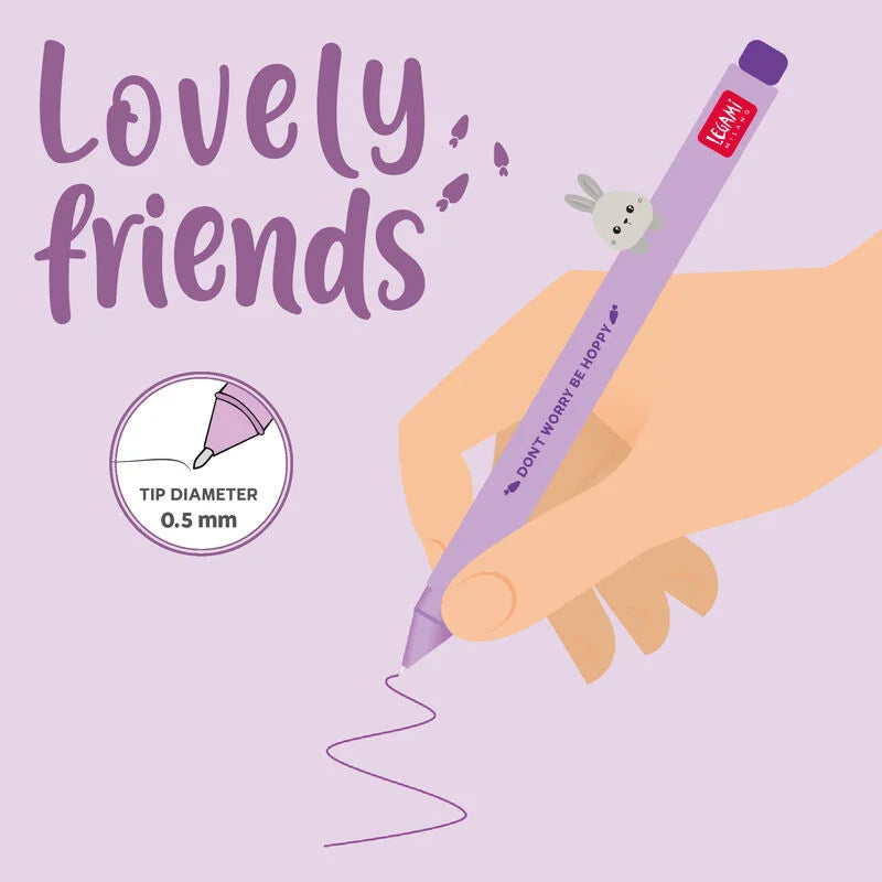 Stylo LEGAMI à Encre Gel - Lovely Friends