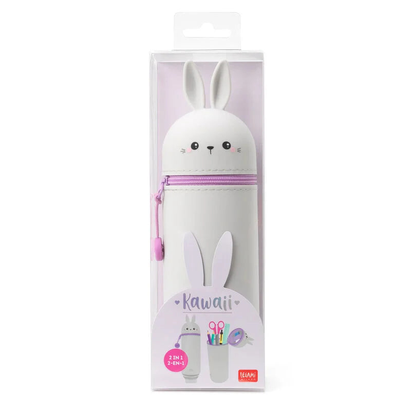 Trousse LEGAMI en Silicone Souple 2-en-1 - Kawaii Bunny