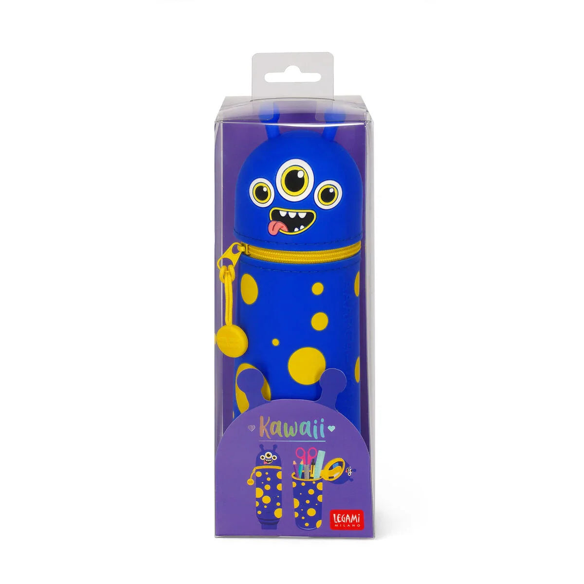 Trousse LEGAMI en Silicone Souple 2-en-1 - Kawaii Monster