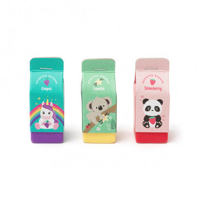 Lot de 3 gommes parfumées LEGAMI Yummy