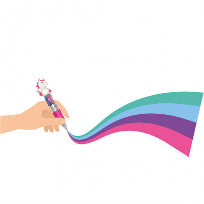 Mini stylo bille 4 couleurs LEGAMI Licorne
