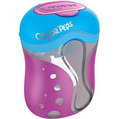 Taille-crayon 2 trous color peps maped bicolore
