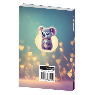 Agenda scolaire ANONYM Sweet Koala 2025-2026