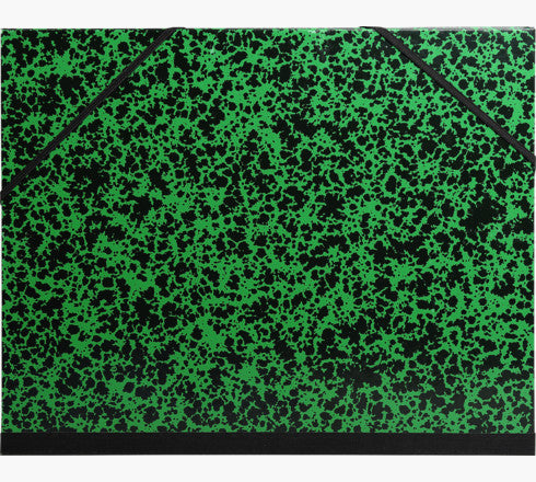 CARTON À DESSIN ANNONAY AVEC ÉLASTIQUES 28X38 CM - POUR FORMAT B4 - VERT