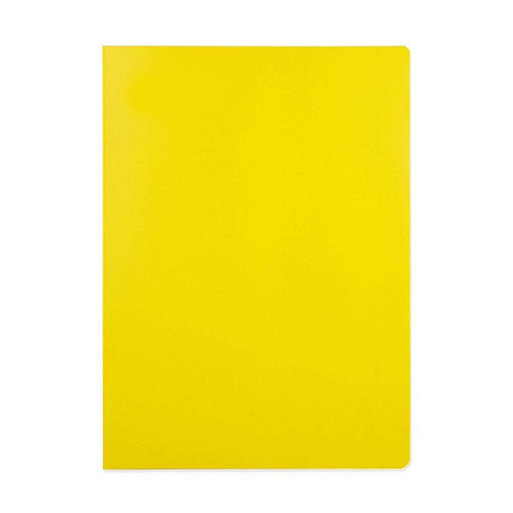 Lot de 5 cahiers polypro GRAPHMATE 24x32 96p grands carreaux Séyès - Bleu Rouge Vert Jaune Incolore
