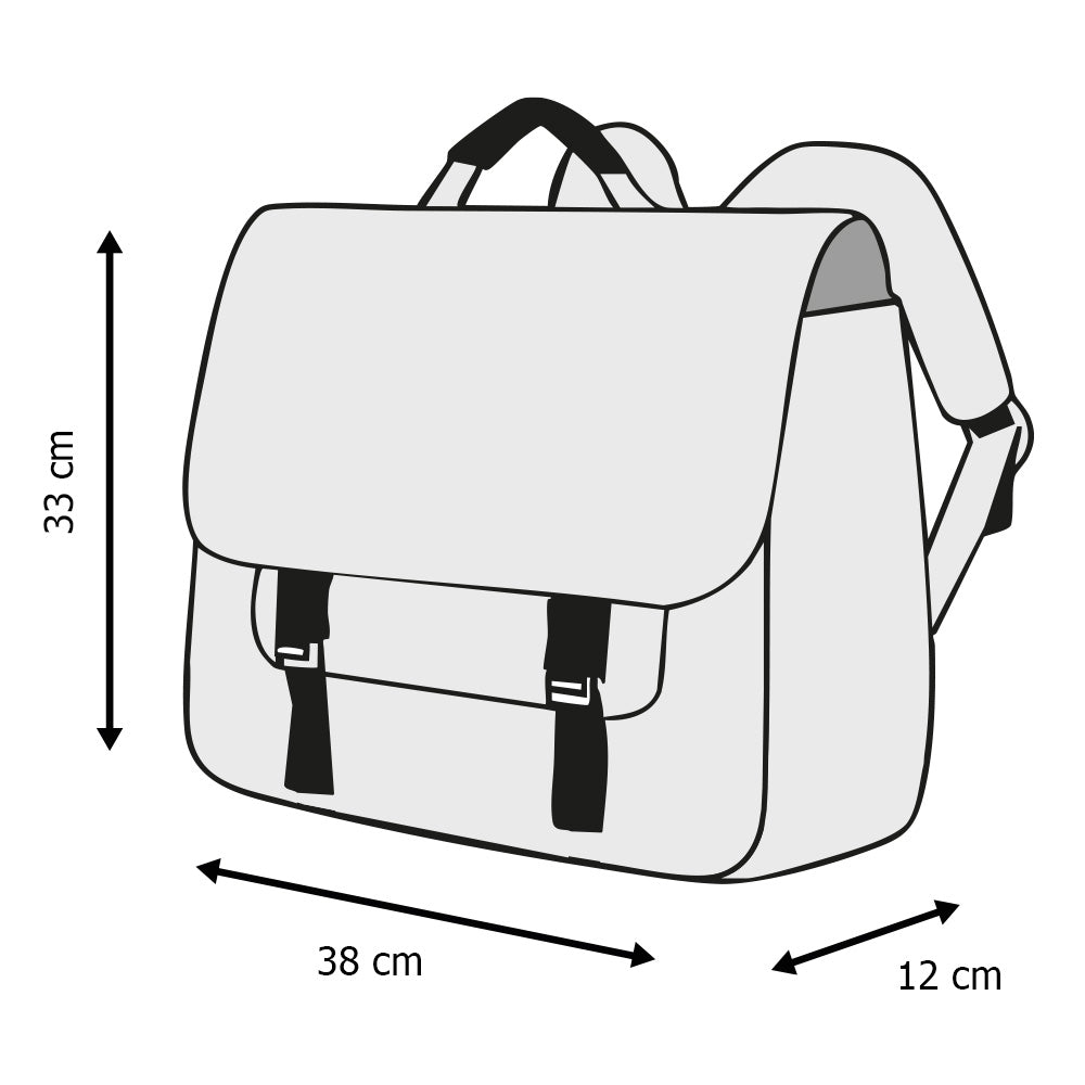 Cartable MONSTER HIGH 38cm Feeling Fierce 2 compartiments