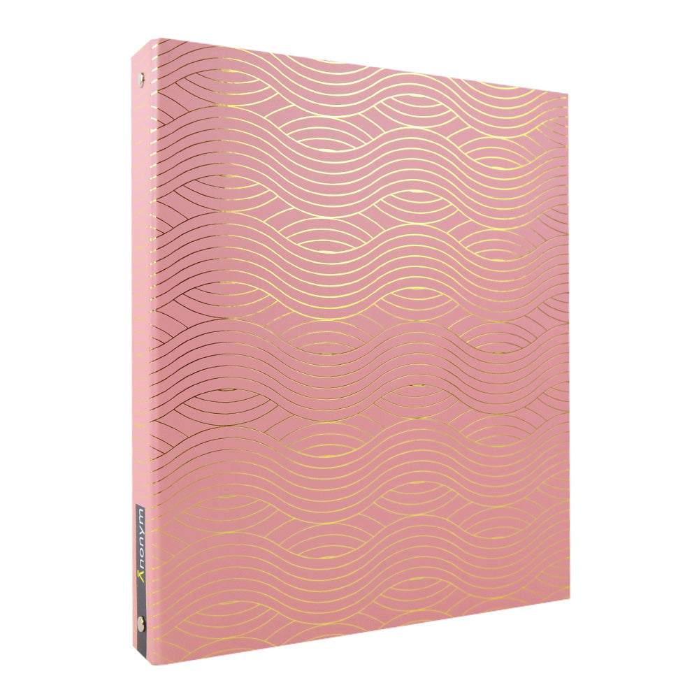 Classeur scolaire A4 ANONYM Golden Waves 4 anneaux