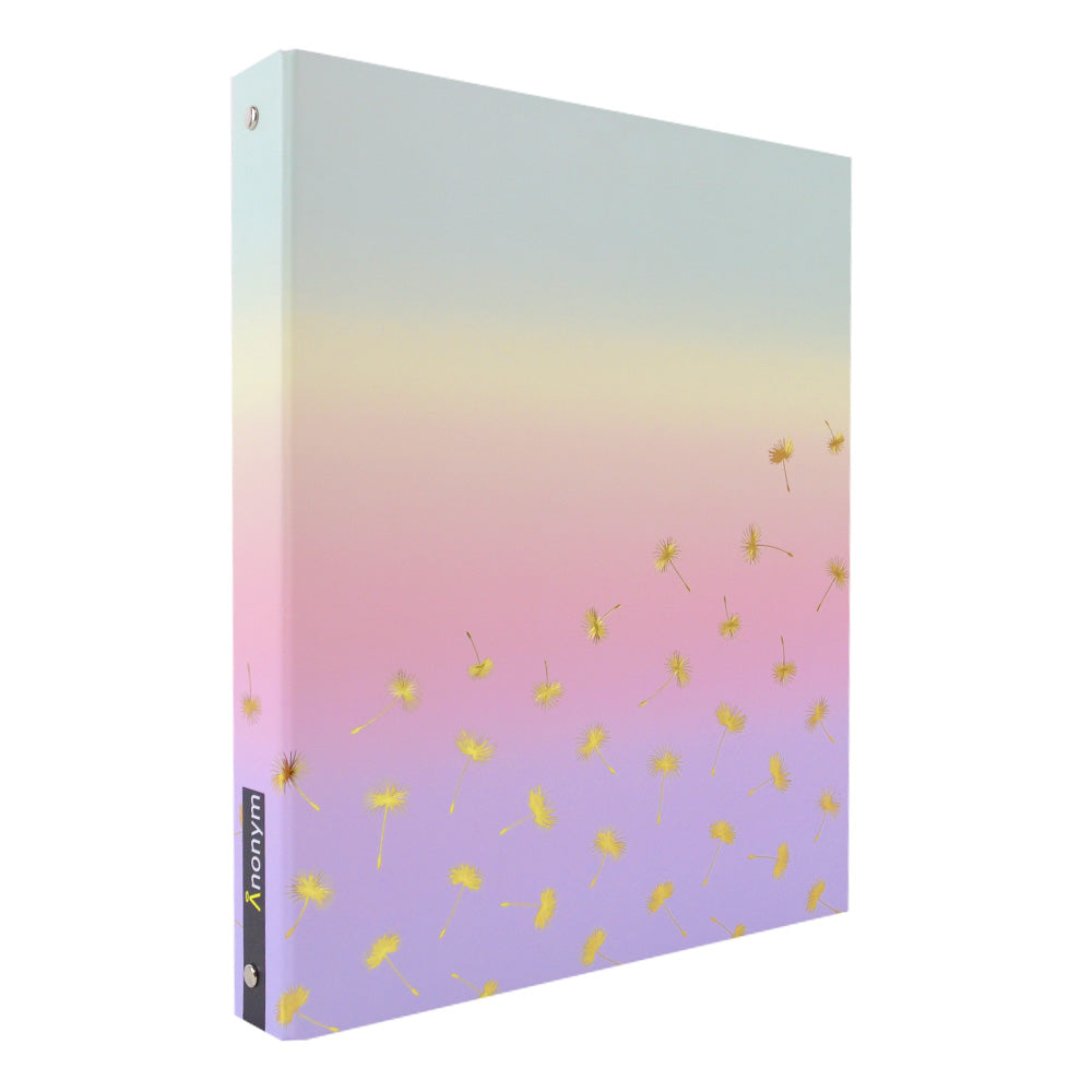 Classeur scolaire A4 ANONYM Sunset Pastel Pissenlit 4 anneaux