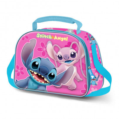 Sac goûter 3D LILO ET STITCH Match rose